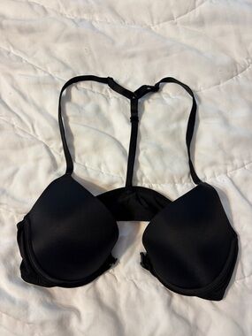 Victoria's Secret Black Racerback Padded Bra- 32A